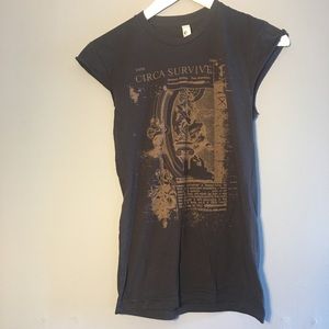 American Apparel 50/50 Emo Circa Survive Shirt